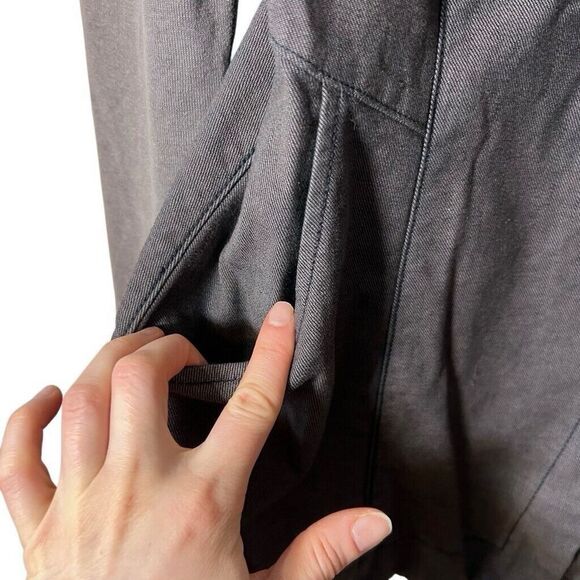 Prairie Underground Lagenlook Prince Blazer Jacket Size Small Organic Cotton - Picture 8 of 14